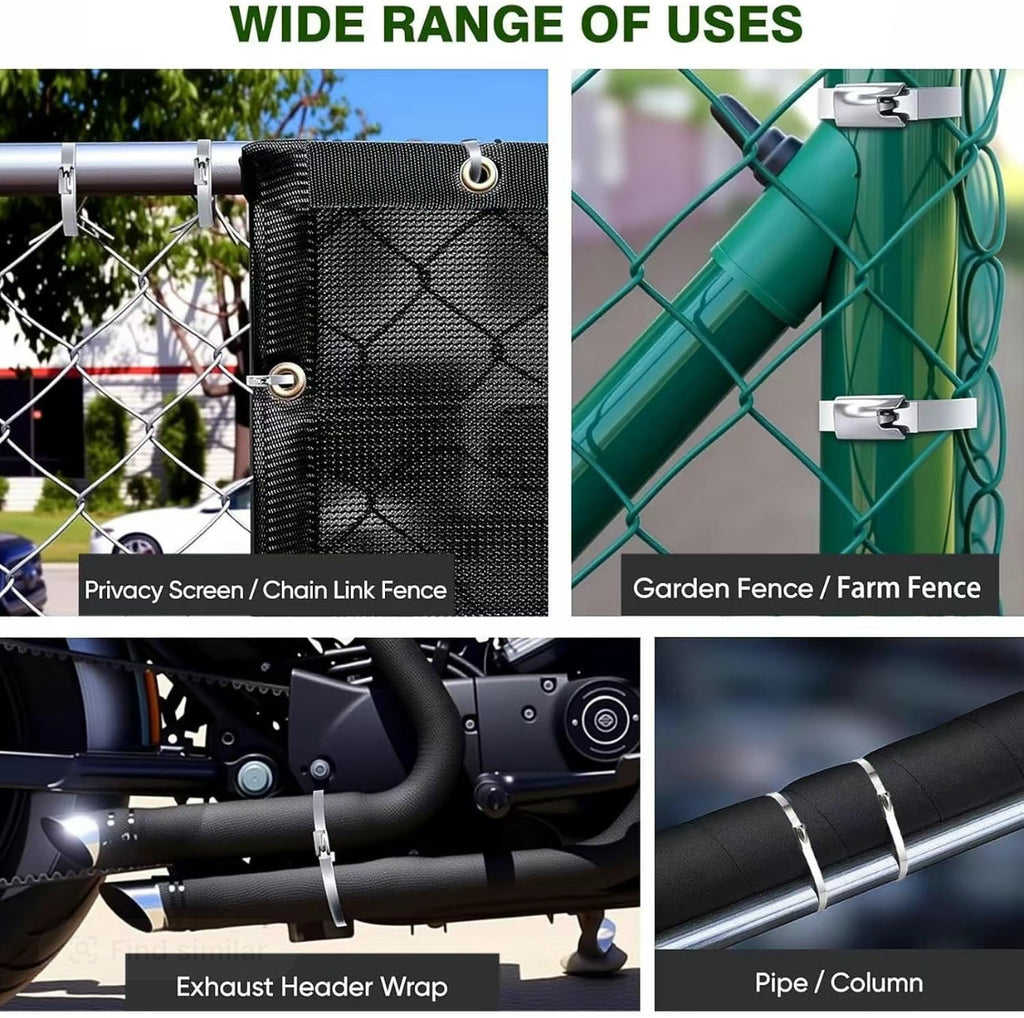 Uses: fences, exhaust wrap, pipes