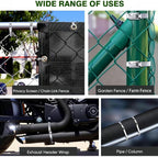 Uses: fences, exhaust wrap, pipes